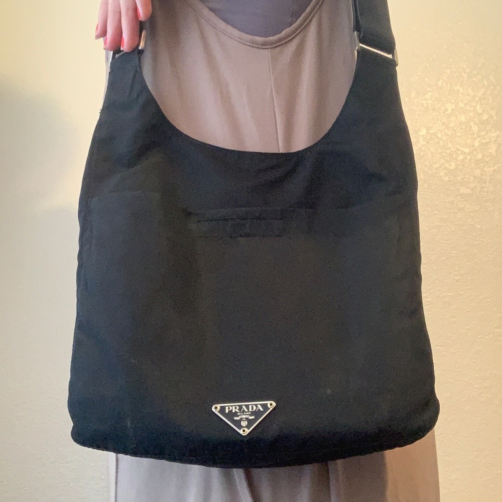 Prada cross body messenger bag